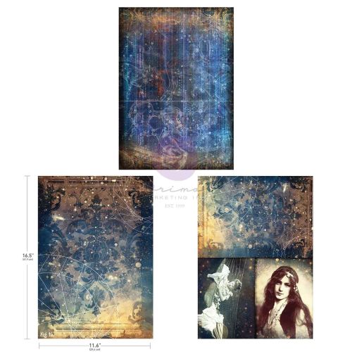 Finnabair A3 Decoupage Pack – Nightdreaming – 3 sheets, 11.7″x16.5″
