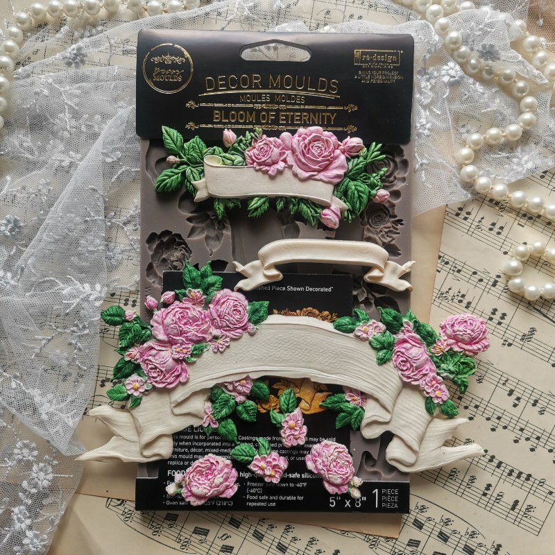 Decor Moulds® – Bloom Of Eternity – 1 pc, 5″x8″x8mm