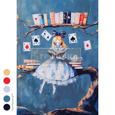 A2 Decoupage Fiber – Elevated Etiquette – 1 sheet, 16.54″x23.39″