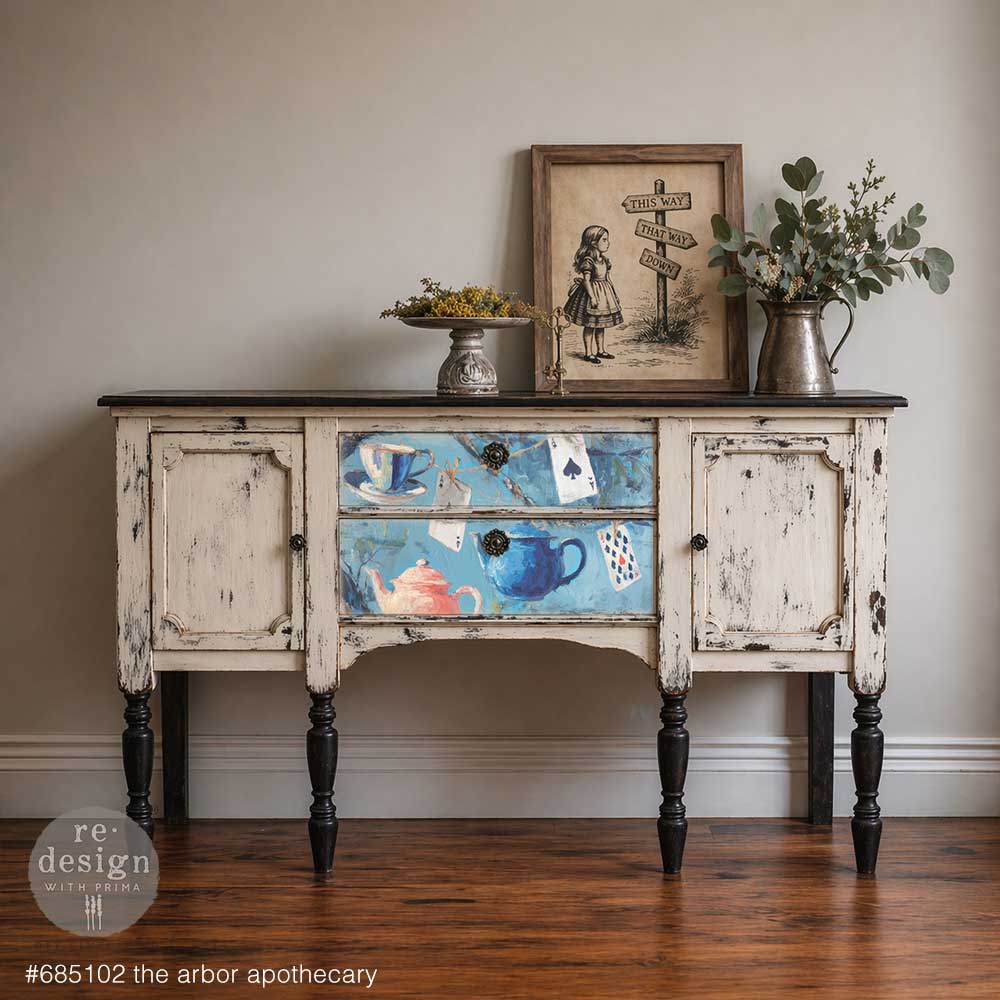 A2 Decoupage Fiber – The Arbor Apothecary – 1 sheet, 16.54″x23.39″