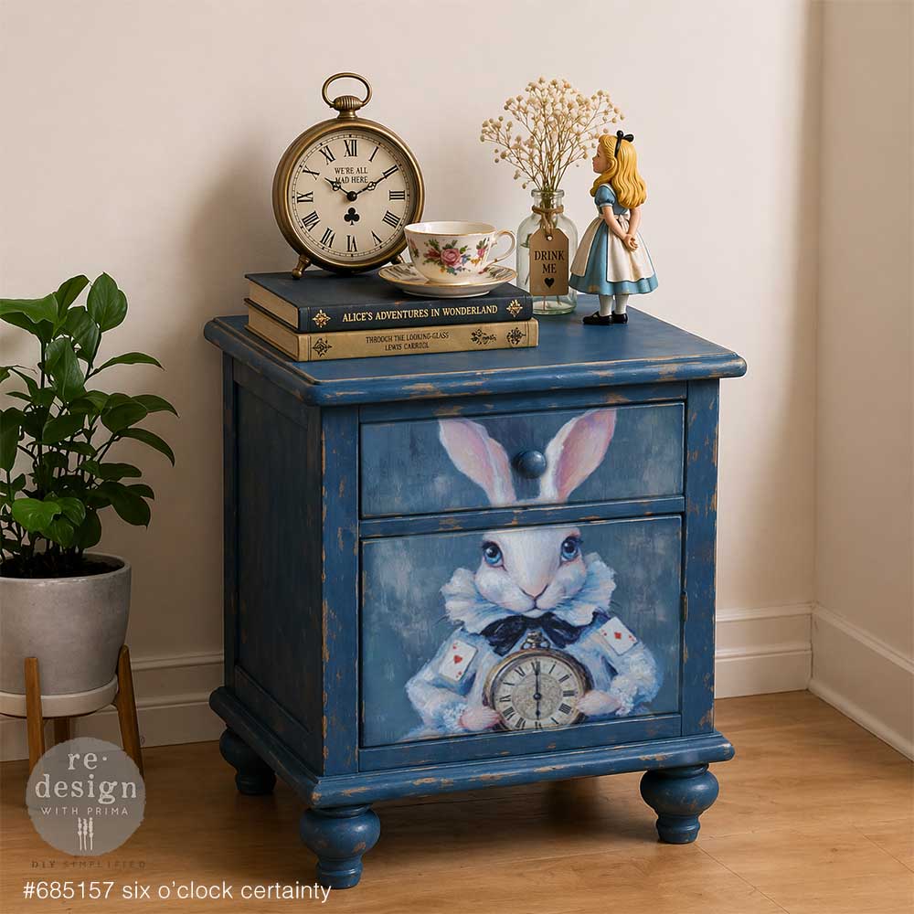A3 Decoupage Fiber – Six O’Clock Certainty – 1 sheet, 11.7″x16.5″