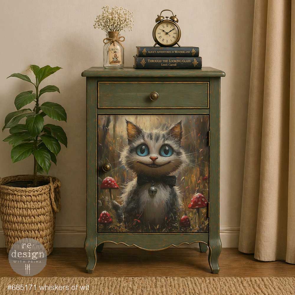 A3 Decoupage Fiber – Whiskers Of Wit – 1 sheet, 11.7″x16.5″