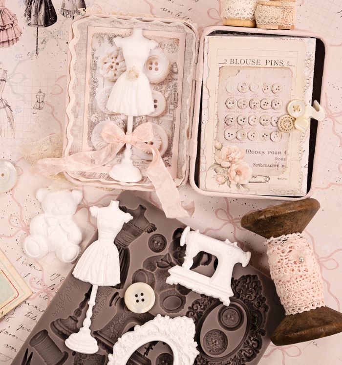 Buttons & Keepsakes Collection Decor Moulds® – – 1 pc, 5″x8″x8mm