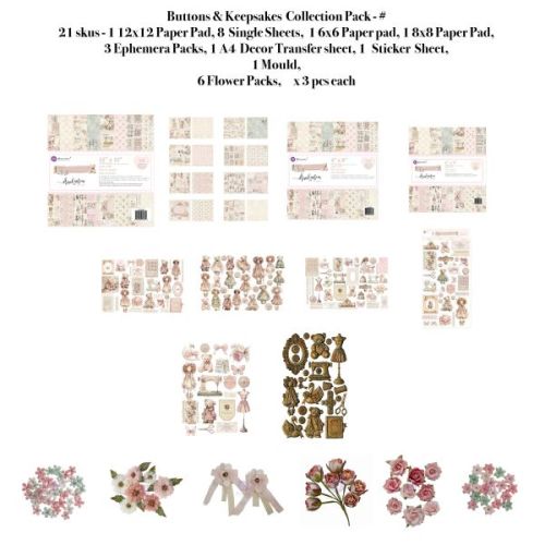 Buttons & Keepsakes Collection Pack