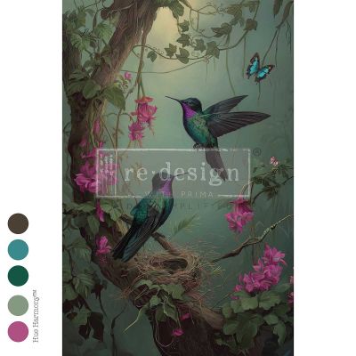 19.5″x30″ Decoupage Fiber – The Iridescent Interval – 1 sheet