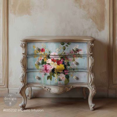 19.5″x30″ Decoupage Fiber – Impasto Infusion – 1 sheet