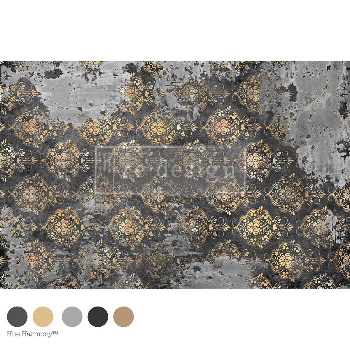Decoupage Decor Fiber – Obsidian Reliquary – 1 sheet, 19.5″x30″