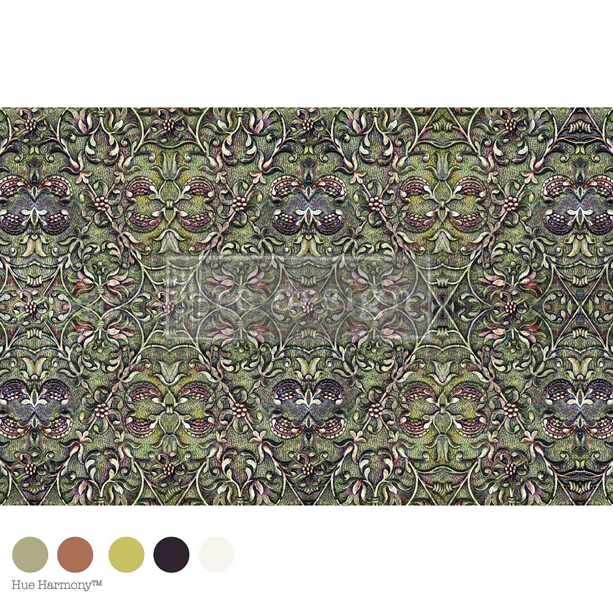 Decoupage Decor Fiber – Moss-Bound Symmetry – 1 sheet, 19.5″x30″
