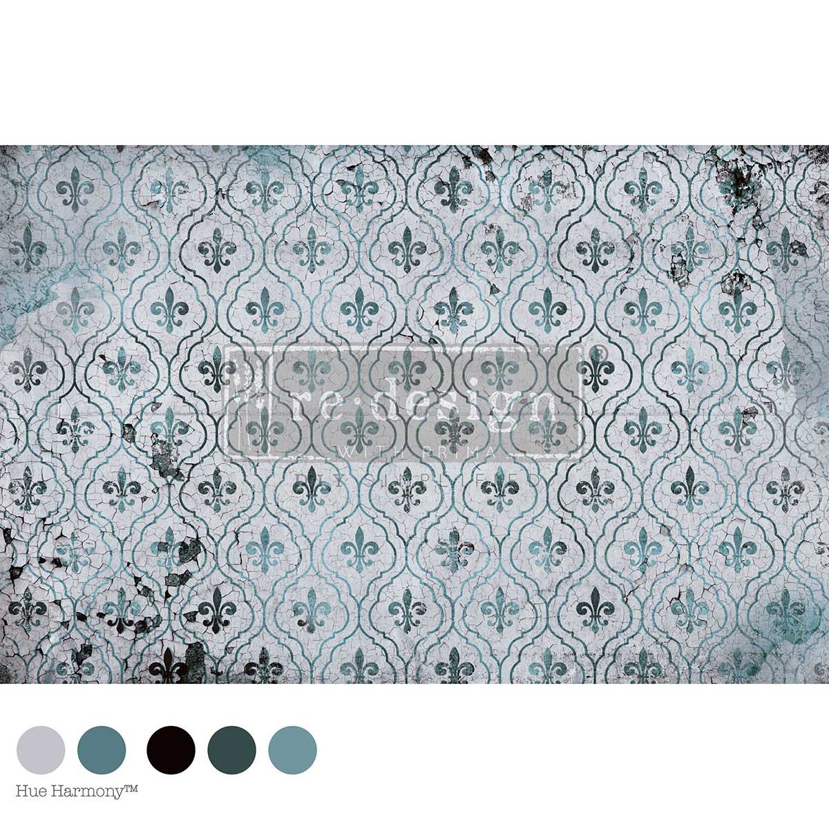 Decoupage Decor Fiber – Fossilized Versailles – 1 sheet, 19.5″x30″