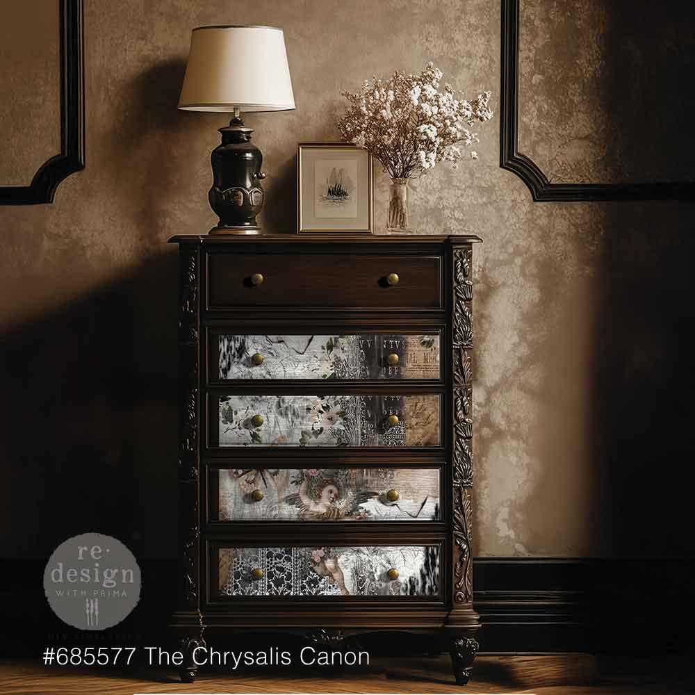 Decoupage Decor Fiber – The Chrysalis Canon – 1 sheet, 19.5″x30″