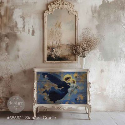 Decoupage Decor Fiber – Stardust Cradle – 1 sheet, 19.5″x30″