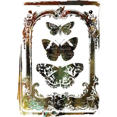 Redesign Décor Transfers® – Butterfly Frame 24″x32″