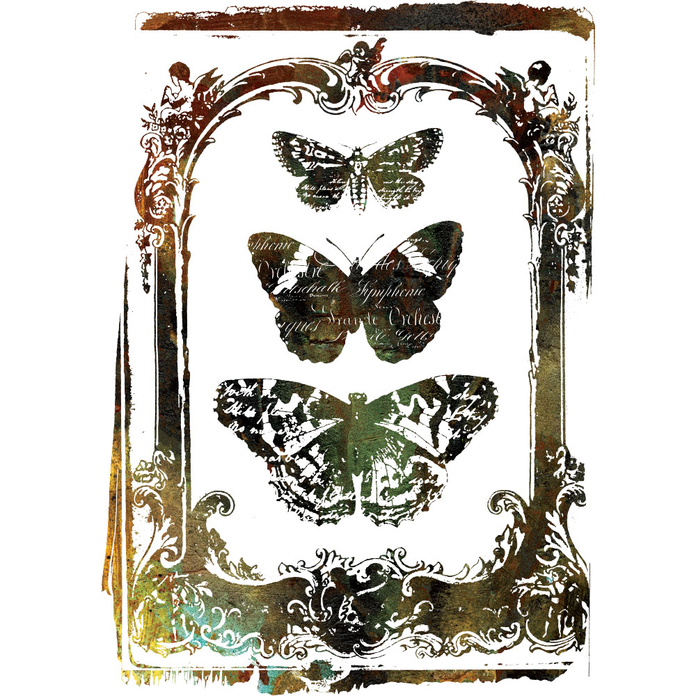 Redesign Décor Transfers® – Butterfly Frame 24″x32″