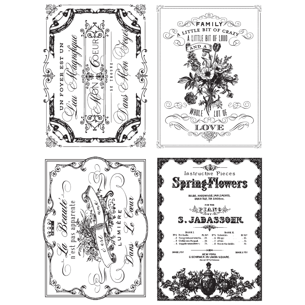 Redesign Décor Transfers® – Spring Flowers 24″x35″