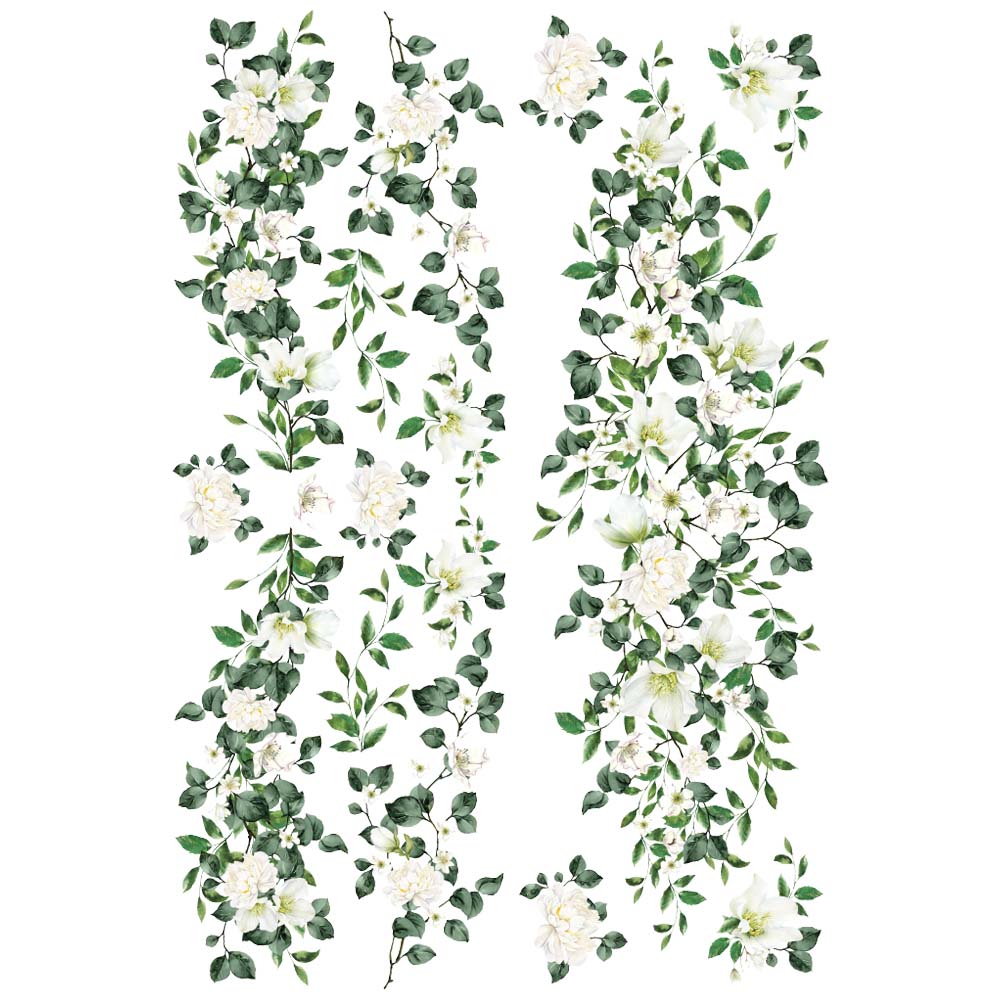 Redesign Décor Transfers® – Trellis Flowers 24″x35″