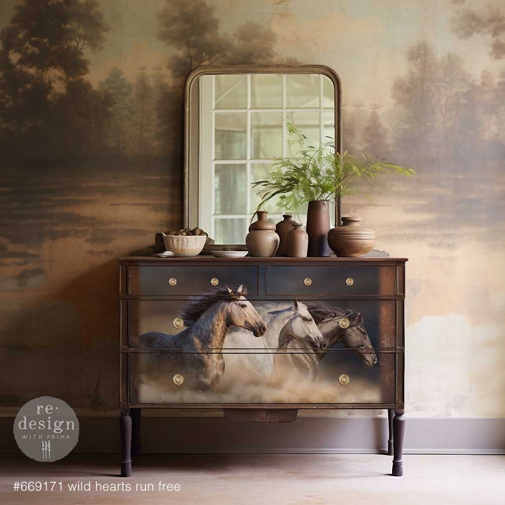 A1 Decoupage Fiber – Wild Hearts Run Free –