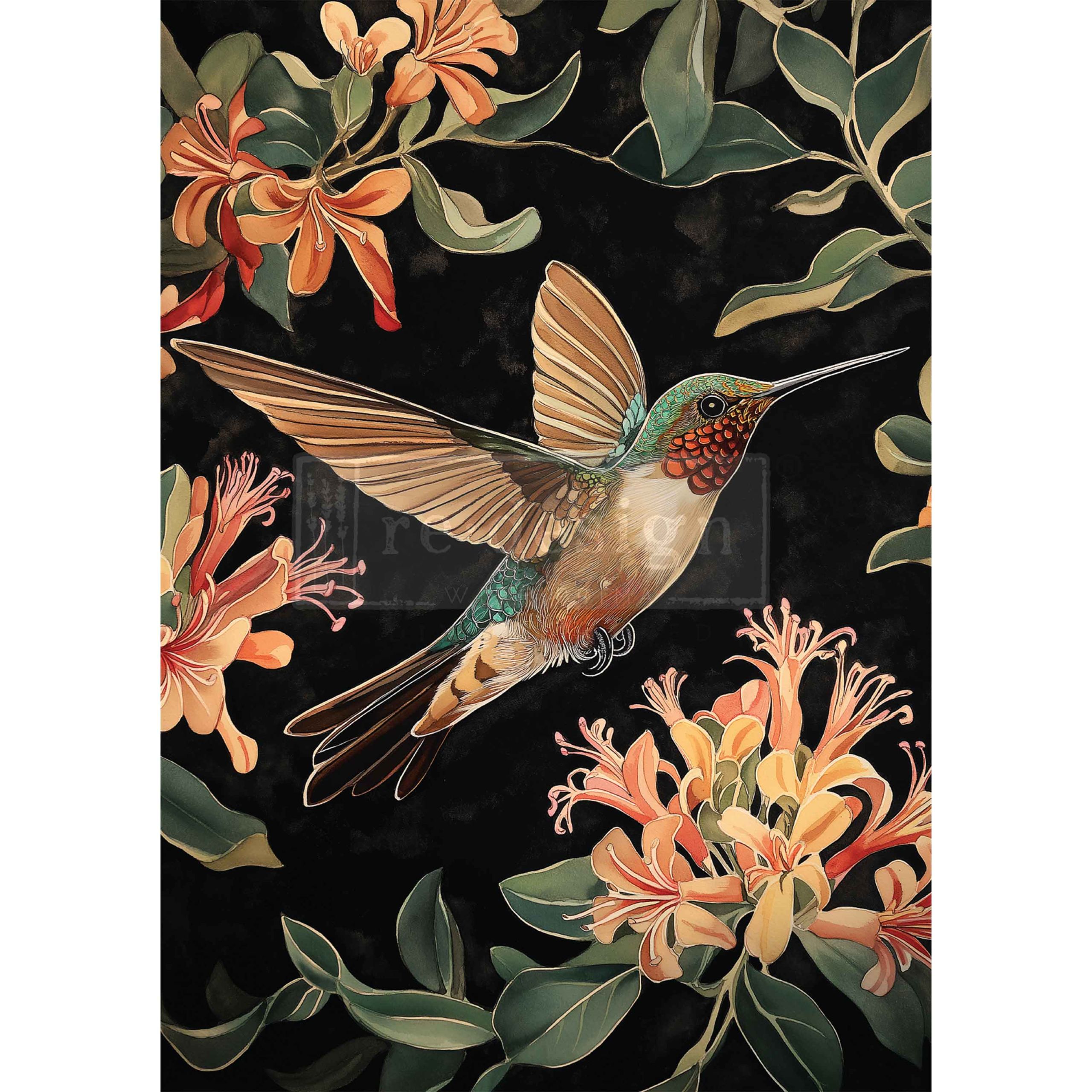 A3 Decoupage Fiber – Garden Flutter – 1 sheet, 11.7″x16.5″