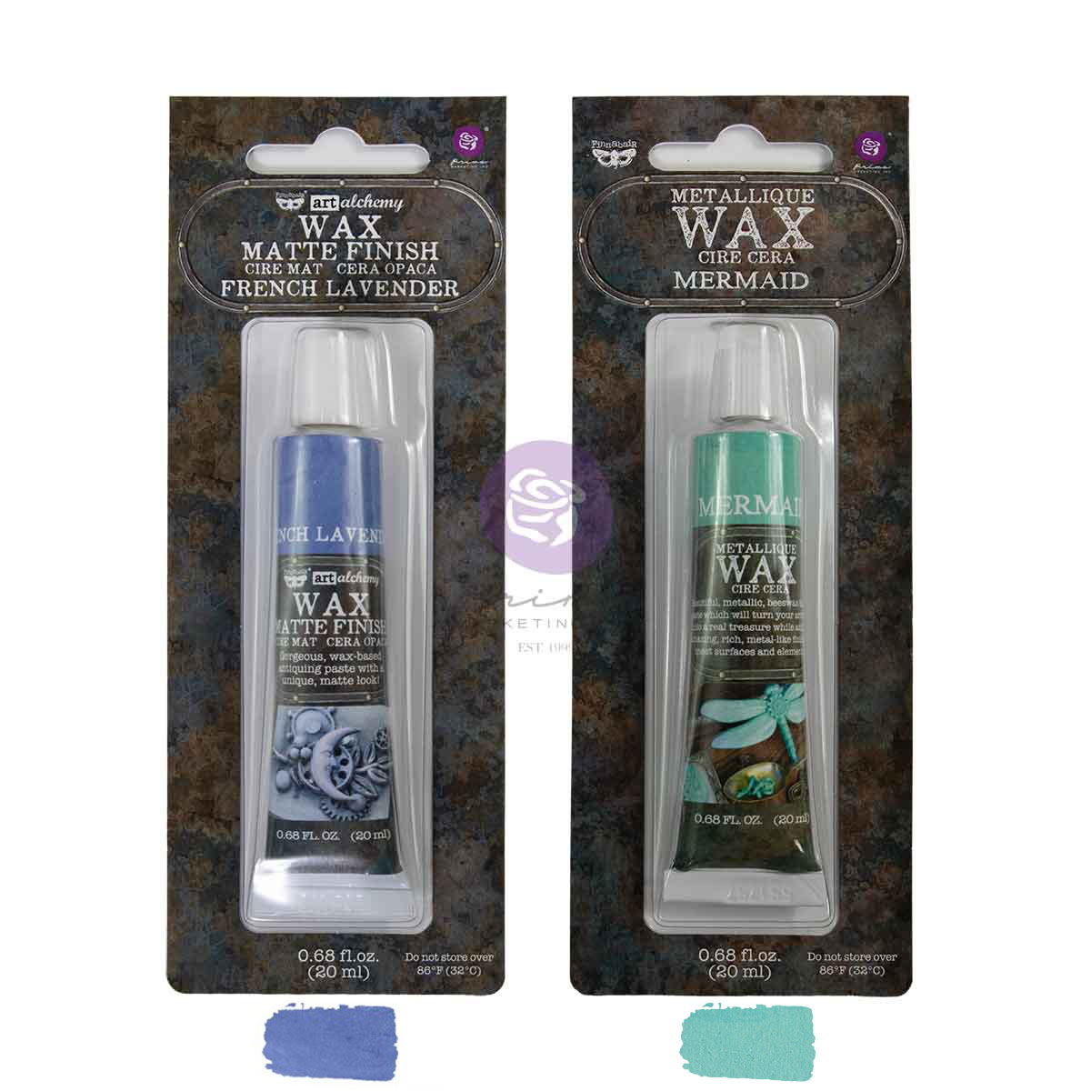 Finnabair Limited Edition Metallique + Matte Wax Set – Whispers – 2 tubes x 0.68oz (20ml)