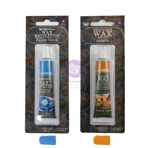 Finnabair Limited Edition Metallique + Matte Wax Set – Visions – 2 tubes x 0.68oz (20ml)