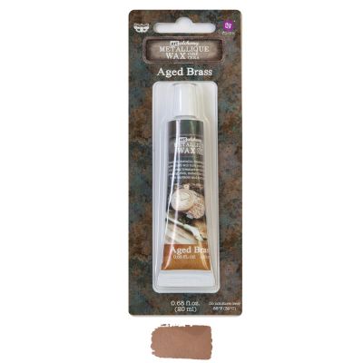 Art Alchemy-Metallique Wax-Aged Brass .68oz (20ml)