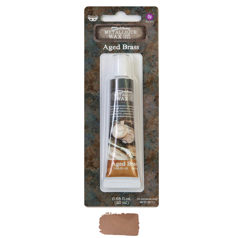 Art Alchemy-Metallique Wax-Aged Brass .68oz (20ml)