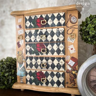 Decoupage Decor Tissue Paper – Queen’s Court of Roses – 1 sheet, 19.5″x30″