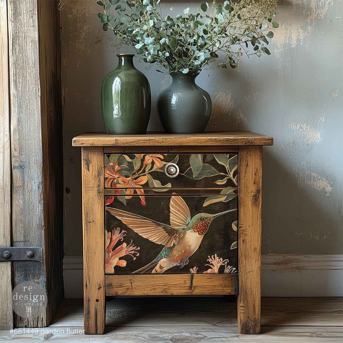A3 Decoupage Fiber – Garden Flutter – 1 sheet, 11.7″x16.5″