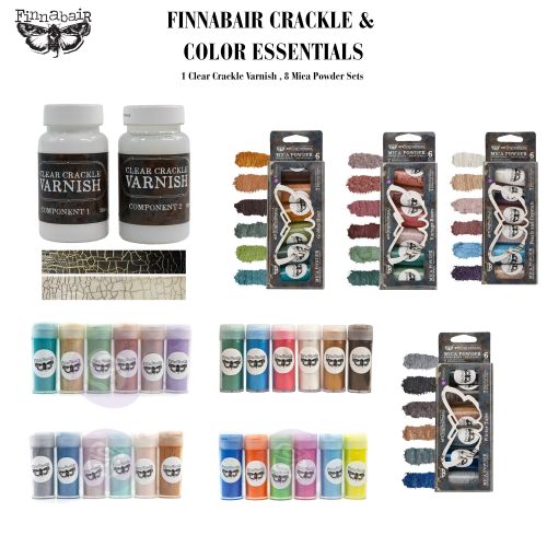Finnabair Crackle & Color Essentials Kit