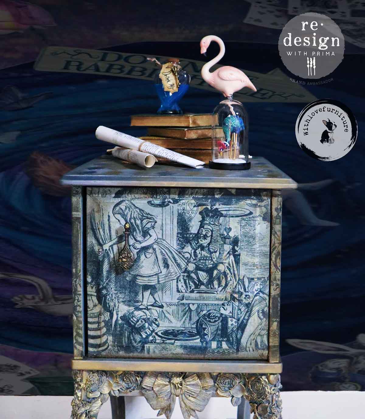Decoupage Decor Tissue Paper – Dreaming in Wonderland – 1 sheet, 19.5″x30″