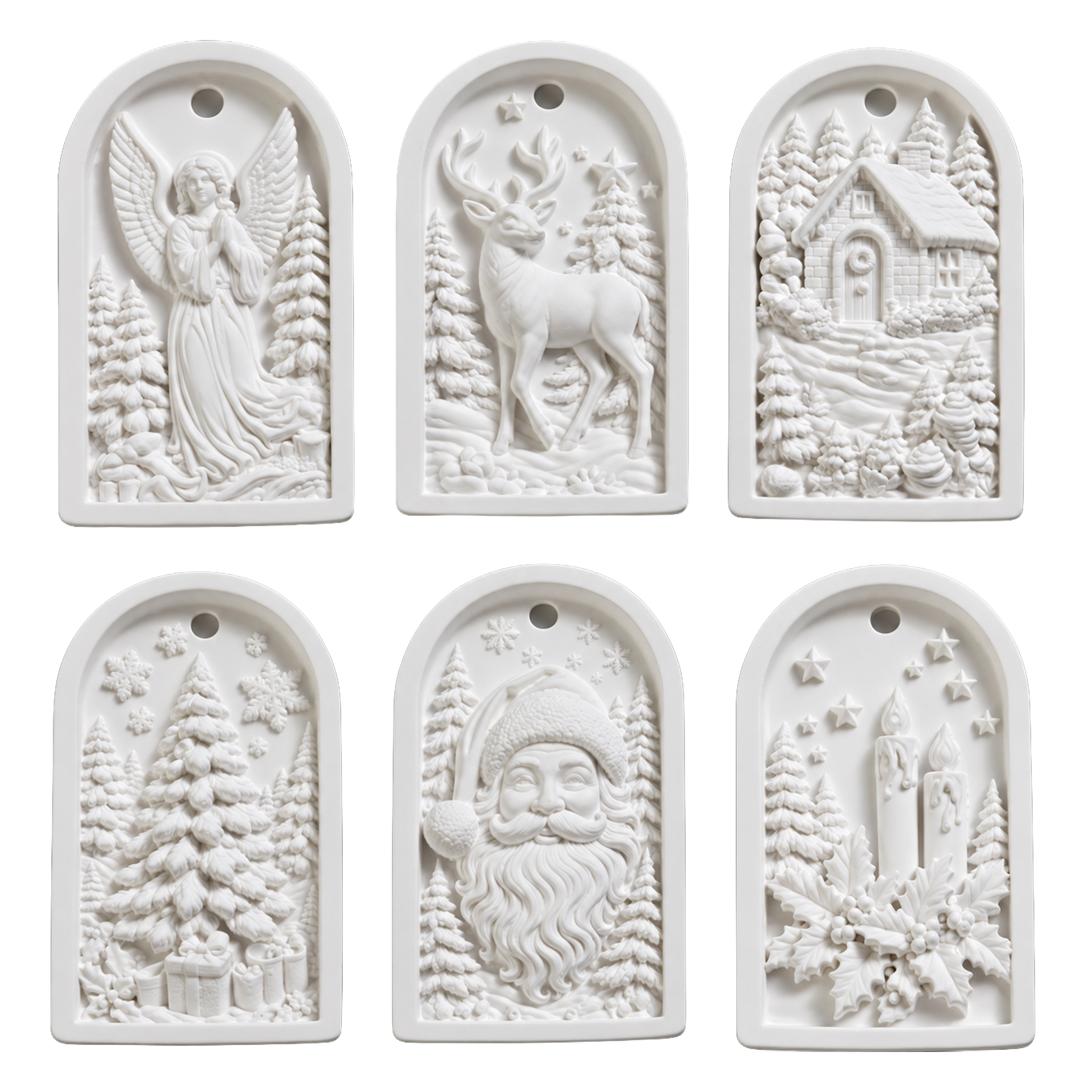 MelodyCast | Paint-Tap-Play Christmas Ornaments (Set of 6) | ORDER SEPARATELY